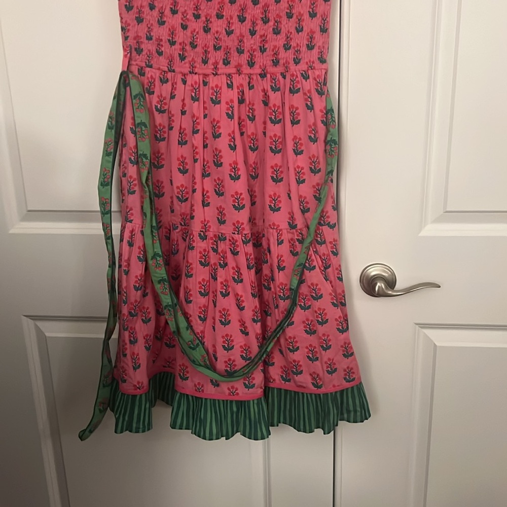 Make me an offer!  Printfresh Let's Ruffle Dress In Bloom - pink cosmos M - Picture 7 of 8